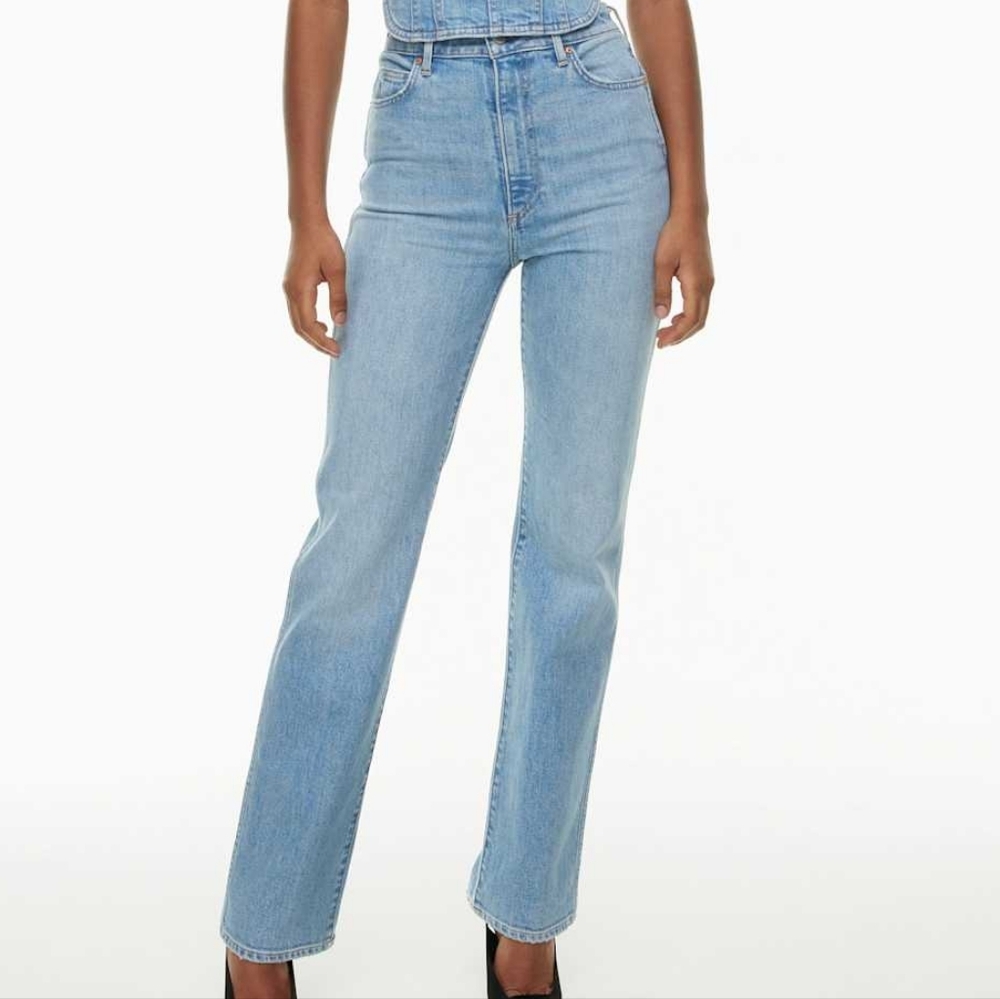 The '90s Naomi Super Hi Stovepipe Jean
